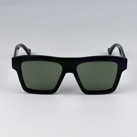 Gucci GG0962S 014 Sunglasses Havana Green Square Unisex GG 0926S - Picture 6 of 11